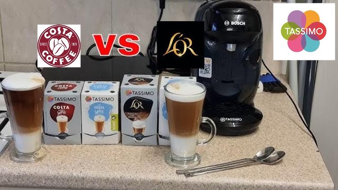 JACOBS- LATTE MACCHIATO CARAMEL 79 CAL BOSCH TASSIMO (VERY NICE ) 