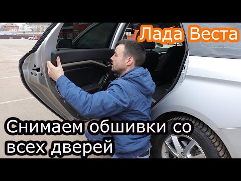 Вопрос: Как снять в машине дверную панель?