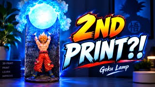 I 3D Printed a Goku Spirit Ball Lamp