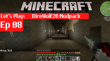 Fluxbore Augment Mining upgrades - Direwolf20 1.16 Modded Minecraft Survival – Ep 8