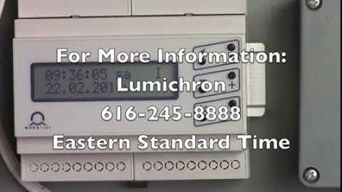 HN 50 Master Clock How To Set The Main Screen Time