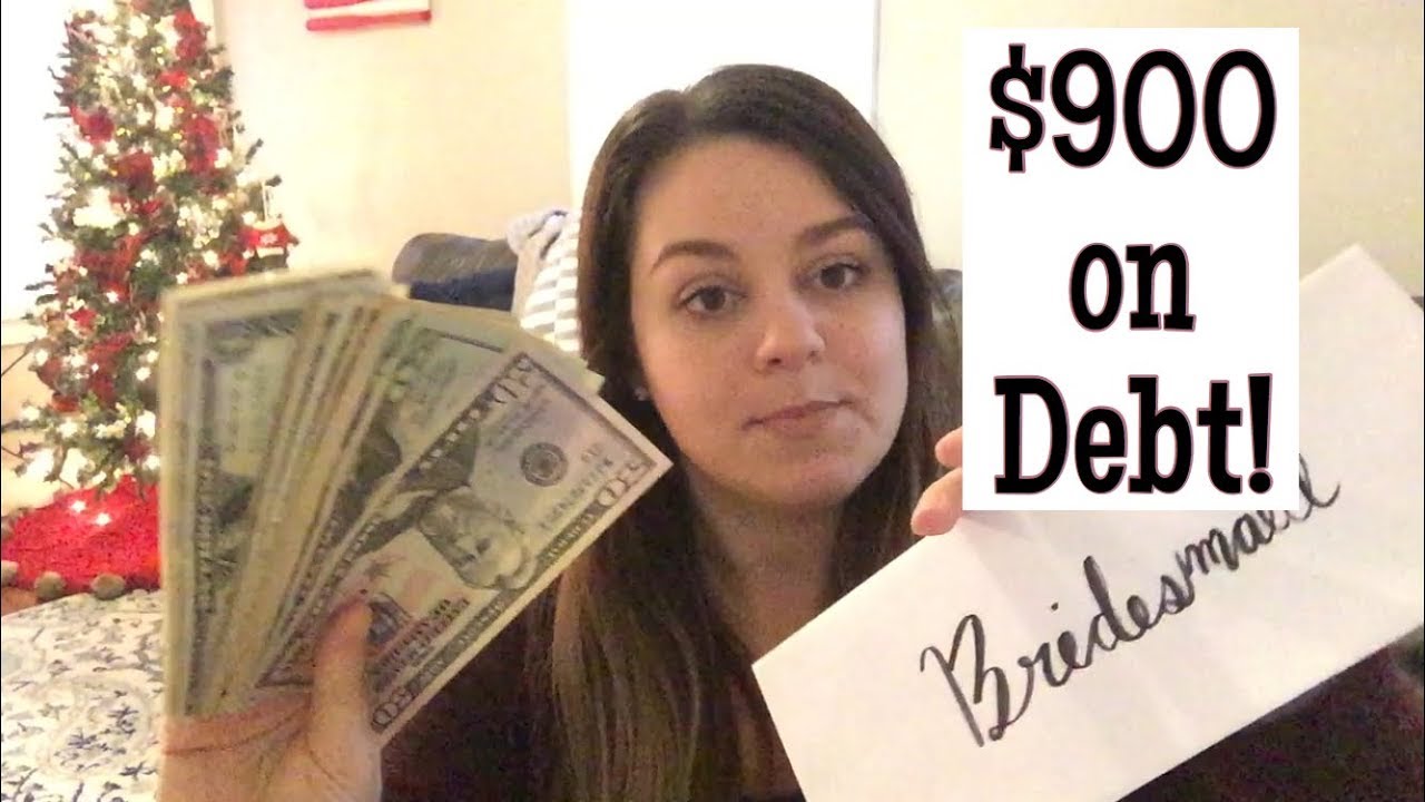 December & January Cash Envelope Stuffing | $900 towards Debt - YouTube