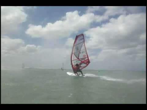 Phil Soltysiak Windsurfing in Jericoacoara, Brazil...