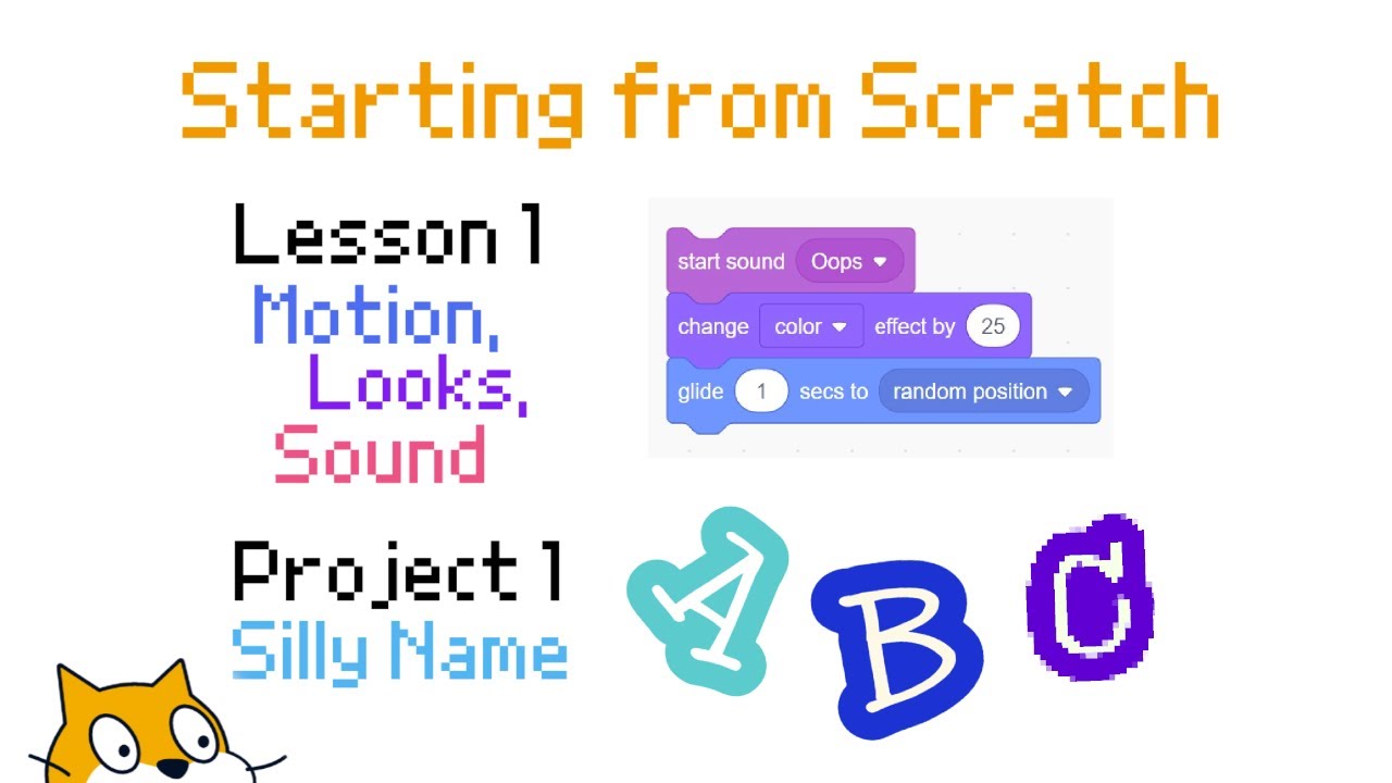 Starting from Scratch - Lesson 1: Basics - YouTube