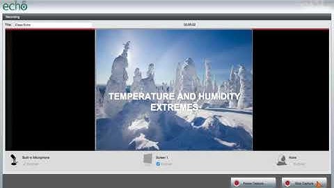 Echo360 -Personal Capture for MAC - Better Video. Better Engagement.  Better Learning