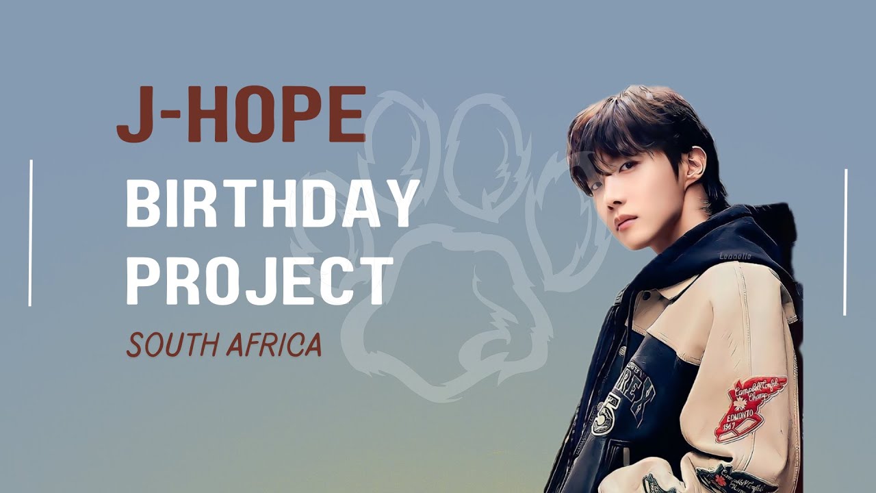 J-Hope birthday charity project 2025 - South Africa