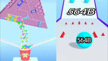 Multi Maze Vs Ball Merge 2048| All levels| Android ios gameplay