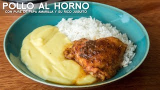 COMO PREPARAR POLLO AL HORNO CON PURÉ DE PAPAS AL ESTILO PERUANO | COMIDA PERUANA | ACOMER.PE