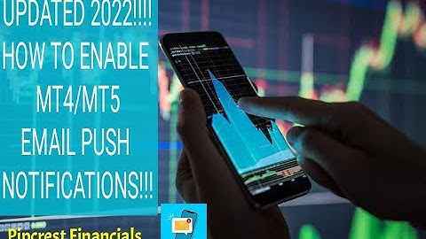 #Forex #Email How to enable Mt4/Mt5 Email Notifications Alerts (LATEST WORKING UPDATE 2023)