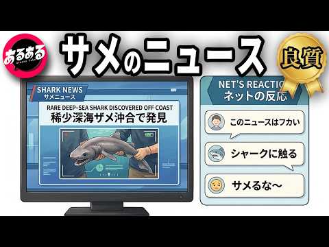 サメ系のニュースに上手いこと言おうとしてる人達【良質あるある集】