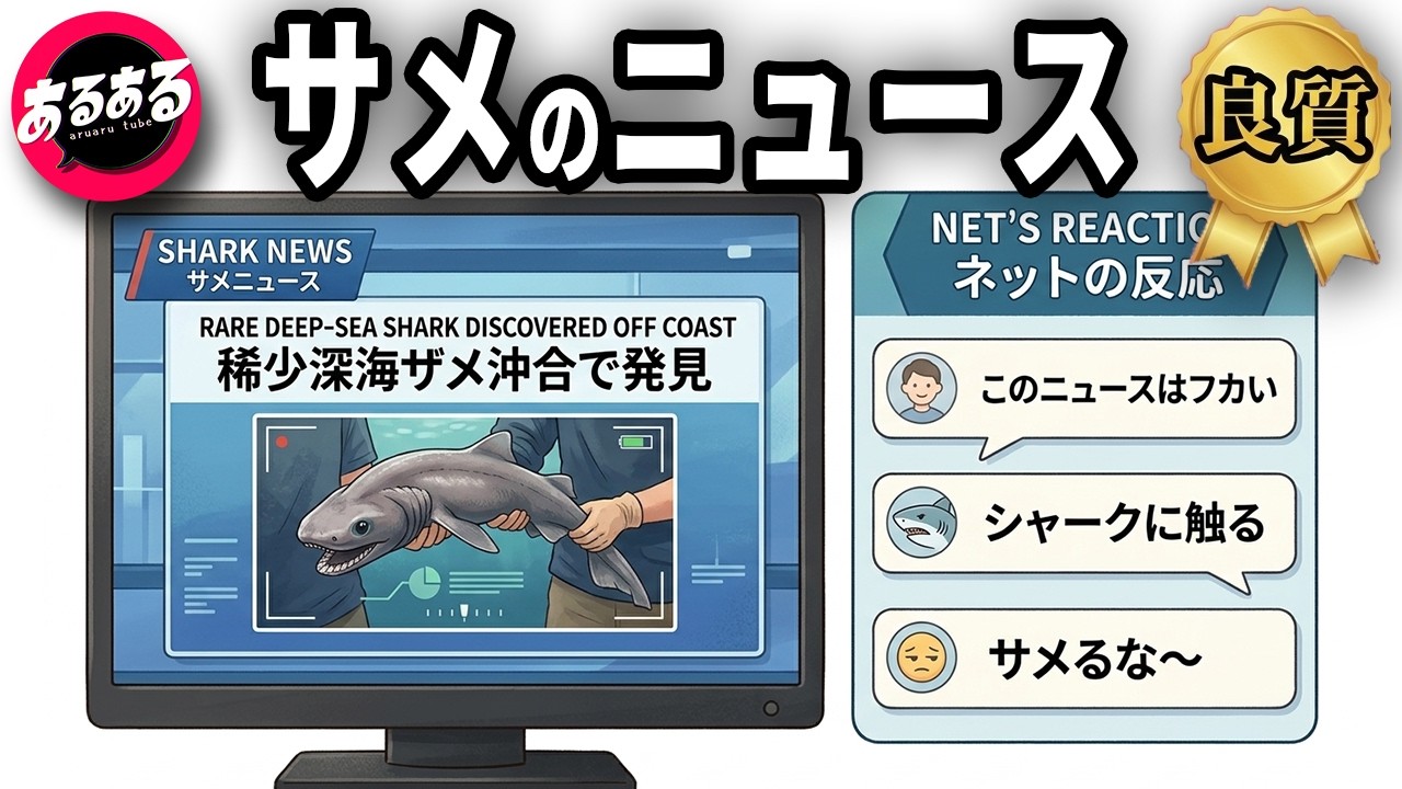 サメ系のニュースに上手いこと言おうとしてる人達【良質あるある集】