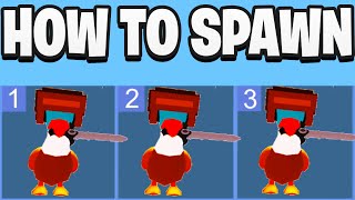 How To SPAWN Ducks - Roblox BedWARS