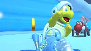 Ice Bro & Frappe Snowland R Gameplay - Mario Kart Tour