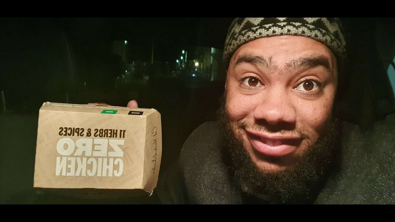KFC Vegan Burger Zero Chicken (Vegan Burger) Taste Test ...