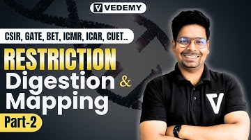 Restriction Digestion & Mapping | PART-2 | By Virendra Singh | CSIR | GATE | DBT | ICMR | CUET