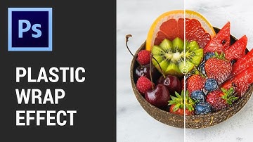 Plastic Wrap Effect Photoshop Tutorials