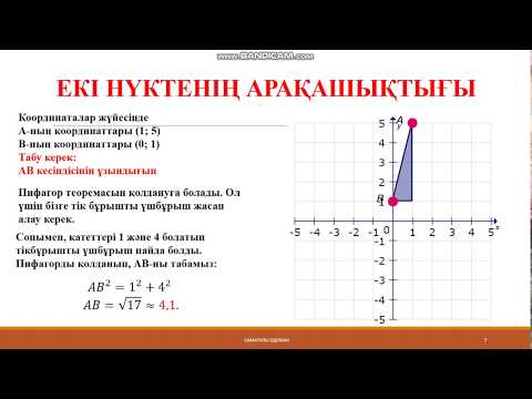 Бейне: Екі нүкте арасындағы қашықтықты қалай табуға болады