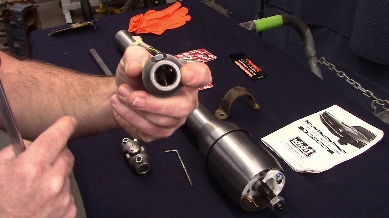 Ididit steering column in a 196566 Mustang. Brooklyn Pony part 39