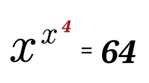 Math Olympiad Exponential Equation Trick | Solve For X