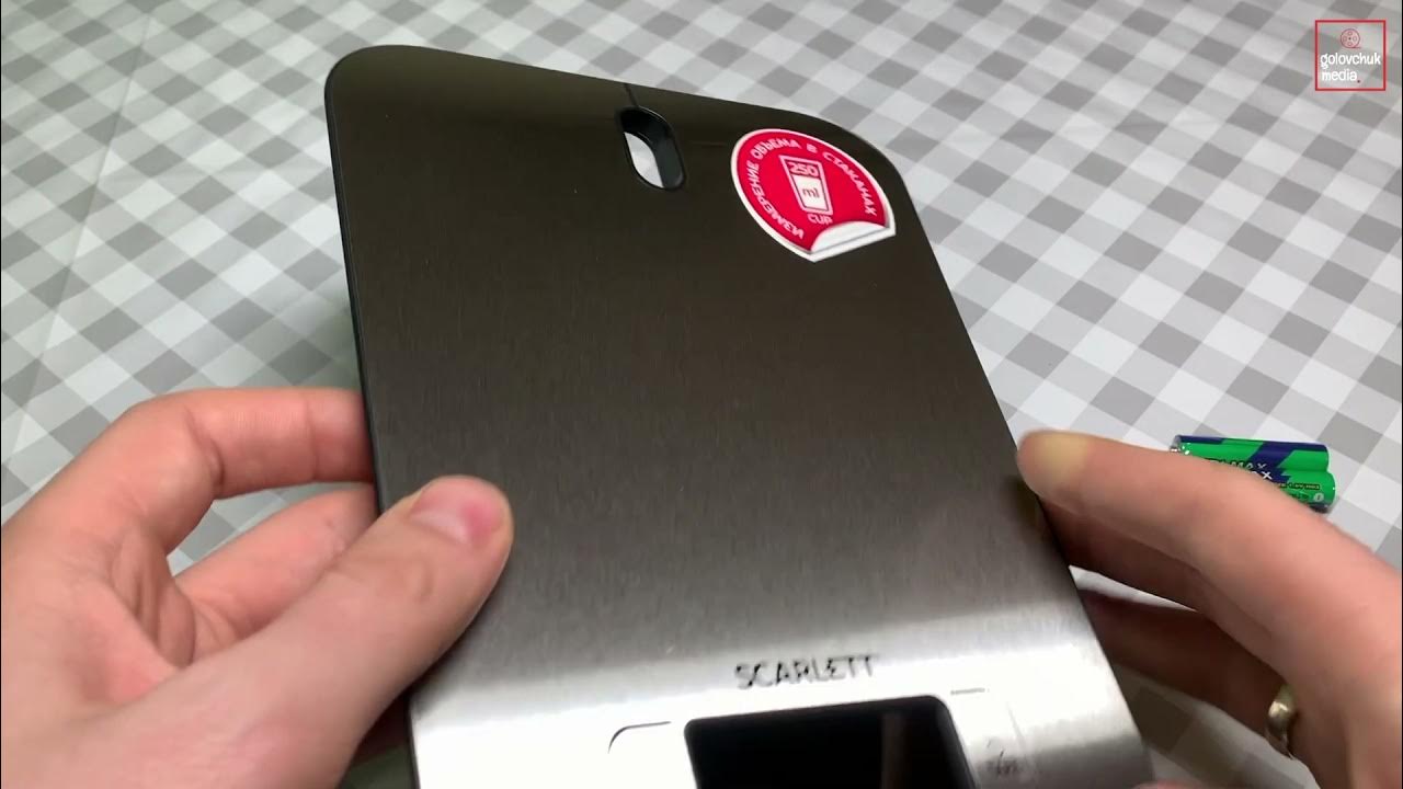 Кухонні ваги SCARLETT SC-KS57P99 - YouTube