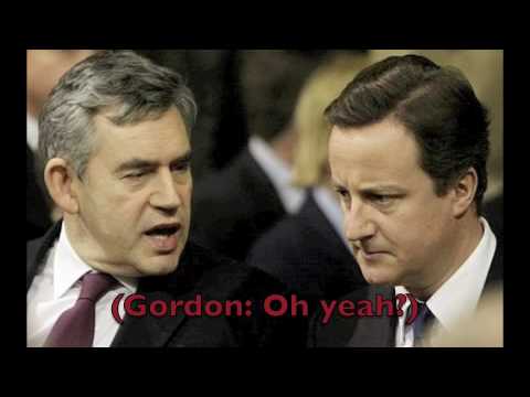 Hot n Cold parody - duet by David Cameron and Gordon Brown