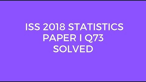 Indian Statistical Service (ISS) 2018 Statistics Paper I Set A Q73 Solved (Octal Number & BCD Code)