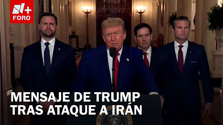 “Frenamos la amenaza nuclear del mayor promotor de terrorismo”: Donald Trump - Las Noticias