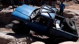 Jeep J10 Entrance to Upper Helldorado, Area BFE, Moab Utah