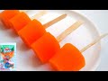 Rasna orange icecream  orange popsicle  how to make icecream at home