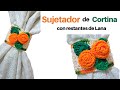 ✅ Tejidos Fáciles y Prácticos a Crochet – Sujetador de Cortina con Sobrantes de lana a Crochet