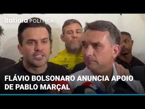 FLÁVIO BOLSONARO ANNOUNCES PABLO MARÇAL AS CAMPAIGN COLLABORATOR IN THE FINAL STRETCH OF THE ELEC...
