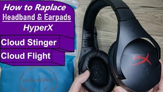 How to Replace Headband & Earpads on HyperX Cloud Stinger/ Cloud Flight Gaming Headset