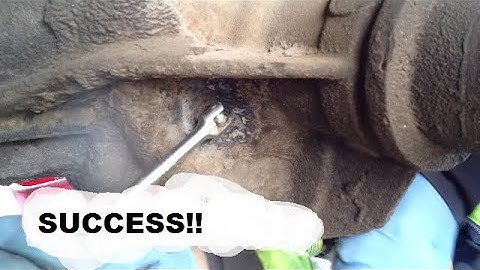 STRIPPED!!! differential fill plug stripped out