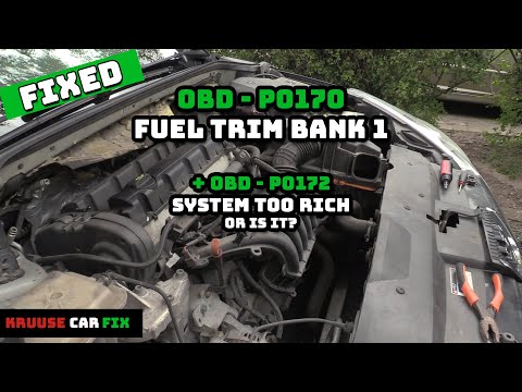 P0170 Code - Fuel trim bank 1 - FIXED! OBD error P0170 and P0172 - How to diagnostic & EASYLY fix it
