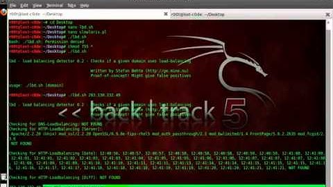 Demonstration of DoS attacking using Backtrack 5