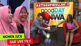 Salah Ngomong Saat LIVE..!! Deretan Momen TERNGAKAK Yang Terjadi Saat LIVE TV - Part 4