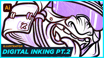 Digital inking pt 2/4 - Illustrator
