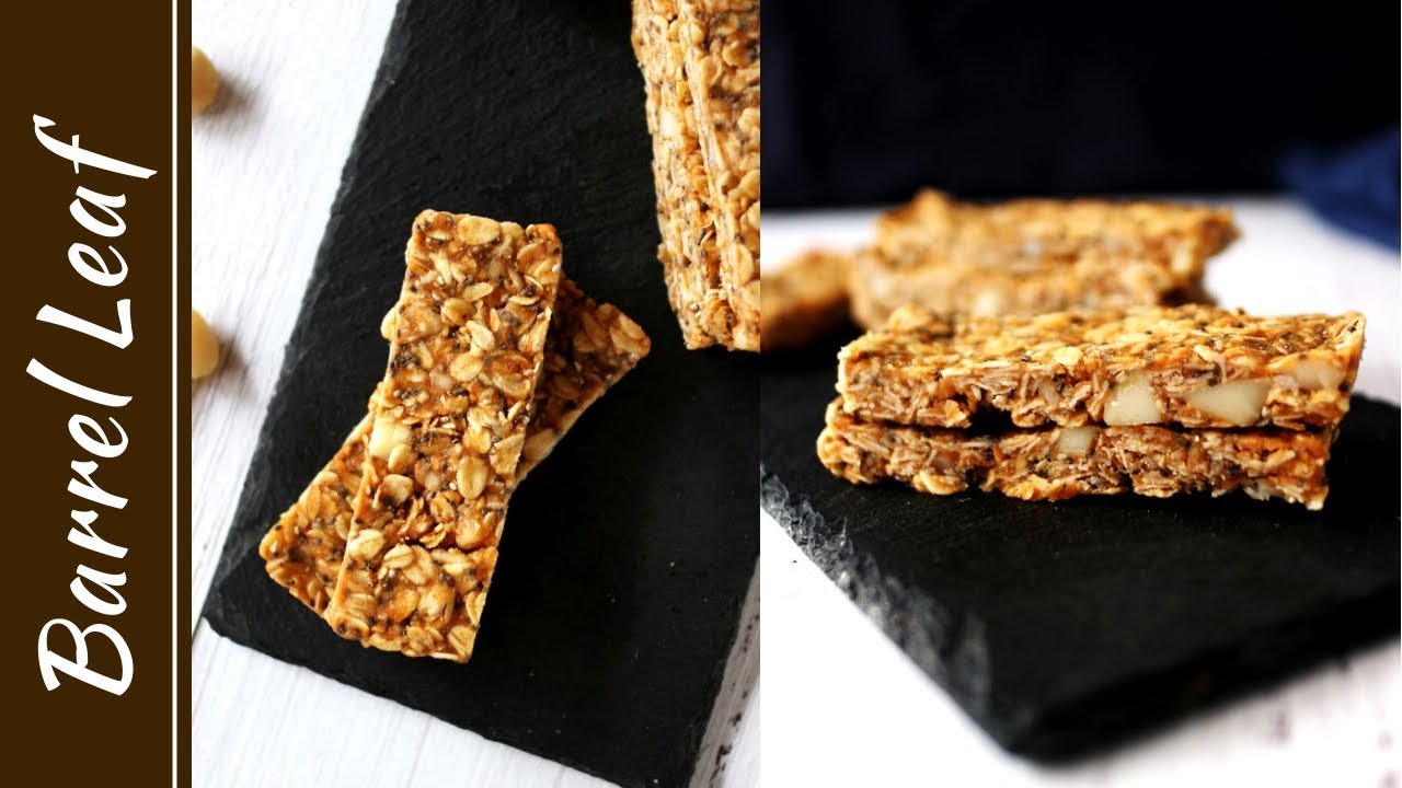 1 碗搞定! 免烤花生醬燕麥能量棒 1-Bowl No-Bake Peanut Butter Oatmeal Energy Bars