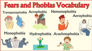 Lesson 8: Fears and Phobias Vocabulary  Pictionary | Learn English with pictures #englishvocabulary