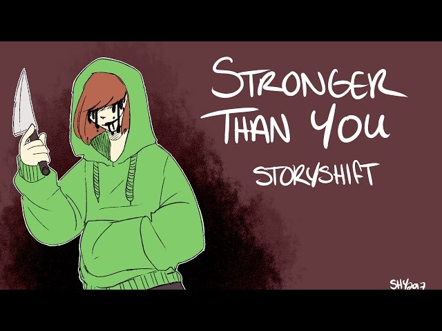 Song Lyrics From Many Fandoms Shy Sings Stronger Than You Story Shift Chara Wattpad - stronger than you frisk roblox id