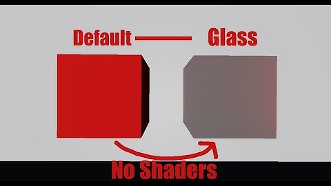 How to make Glass / Mirror material in Unity (No Shaders) (Tutorial 2023)