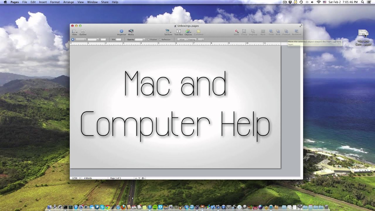 How To Export A Pages Document To A Picture YouTube