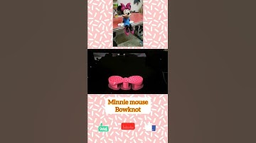 Amazing 3D Print / Timelapse Minnie Mouse (bowknot)|Creality & Octolapse|#طباعة_ثلاثية_الابعاد