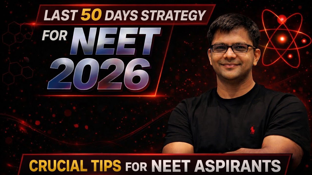 LAST 50 DAYS STRATEGY FOR NEET 2026 | GUARANTEED SELECTION | 99% ...