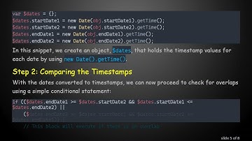 Detecting Overlapping Dates in JavaScript When One Date is from a Previous Year: A Simple Approach