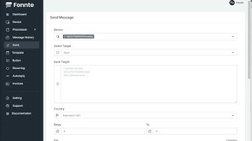 cara mengirim pesan whatsapp otomatis dengan fonnte