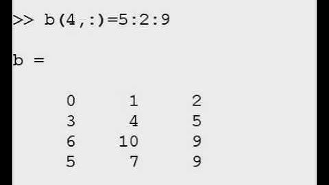 Matlab  Matrix-Creation Adding Rows Columns