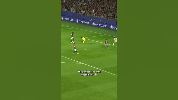 The perfect fake shot? 🤔