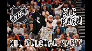 Utah Welcomes the NHL to the Delta Center | SLC Puck! Vlog 1