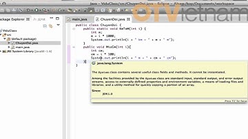Lập trình Java - Tìm hiểu về lớp (Class) - Bài 8